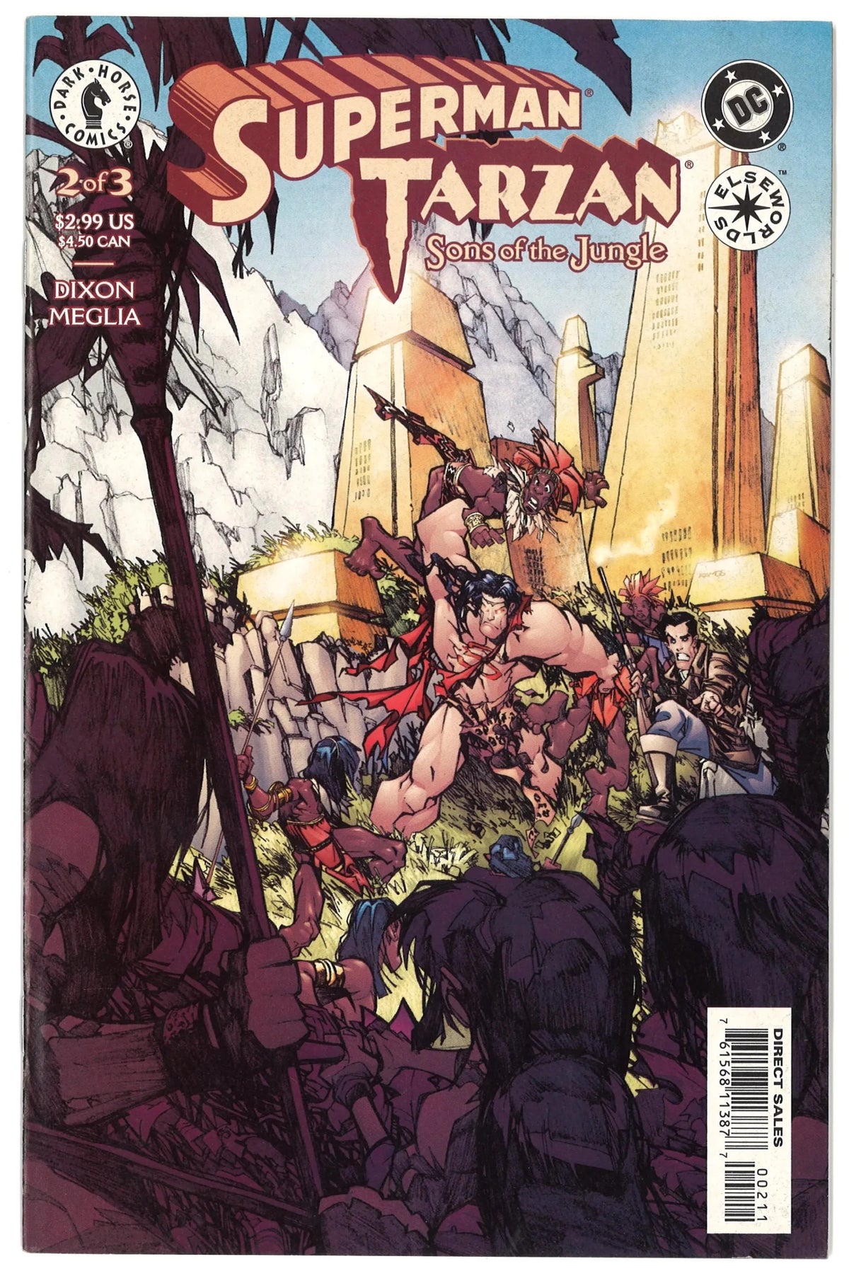 Superman / Tarzan: Sons of the Jungle 1, 2, 3 – Dark Horse Comics – Chuck Dixon & Carlos Meglia - The Bookstore