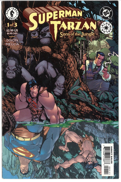 Superman / Tarzan: Sons of the Jungle 1, 2, 3 – Dark Horse Comics – Chuck Dixon & Carlos Meglia - The Bookstore