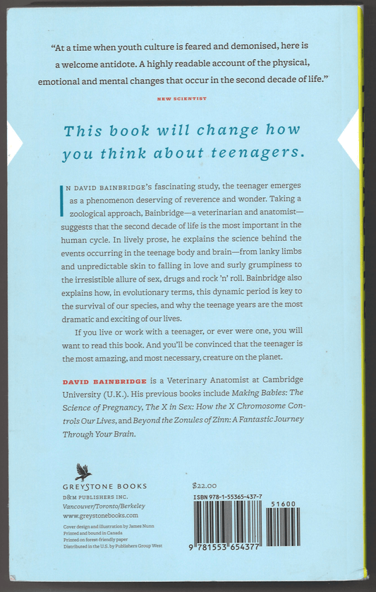 Teenagers: A Natural History - The Bookstore