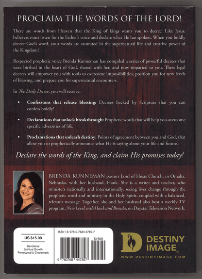 The Daily Decree: Bringing Your Day Into Alignment with God's Prophetic Destiny - The Bookstore