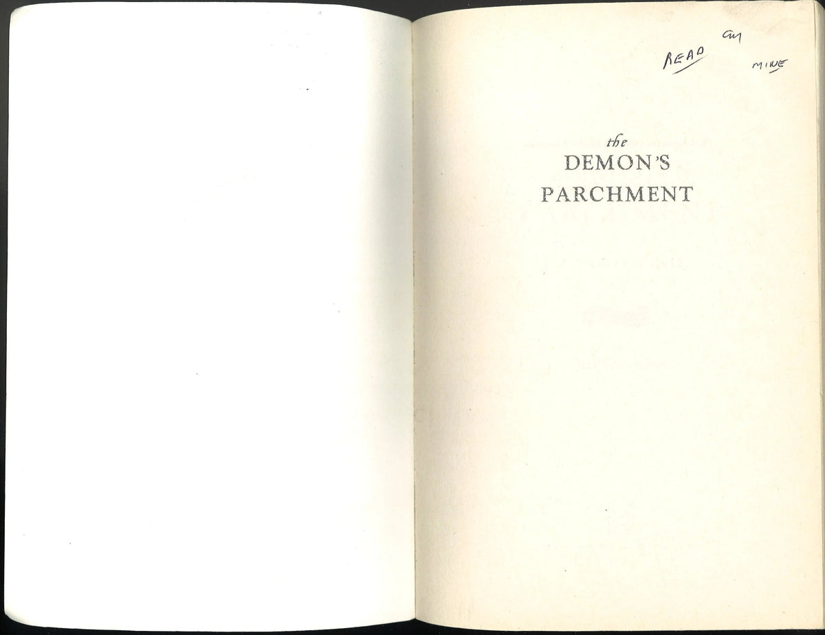 The Demon's Parchment Jeri Westerson