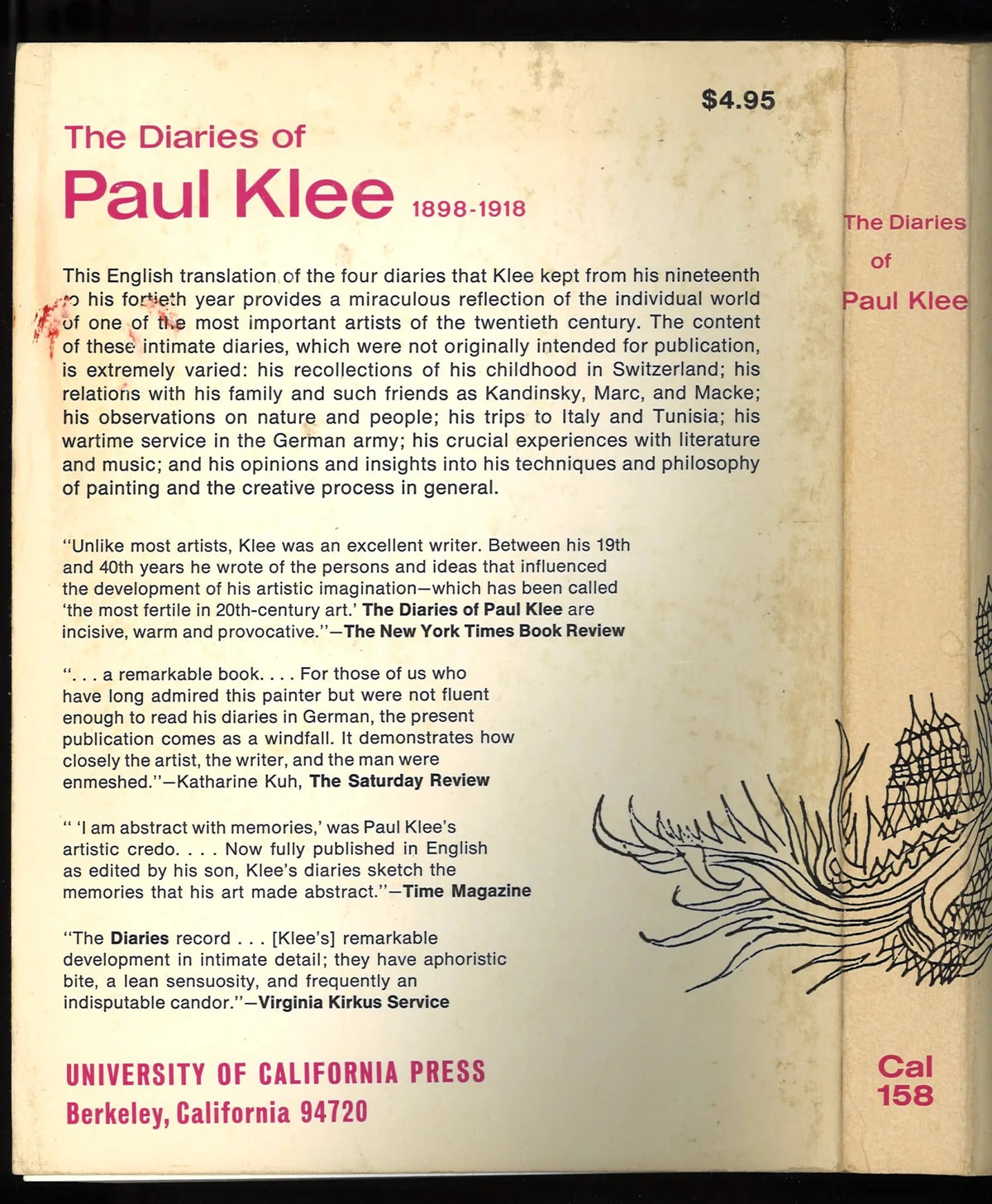 The Diaries of Paul Klee 1898-1918 - The Bookstore