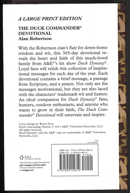 The Duck Commander Devotional (Large Print) - The Bookstore