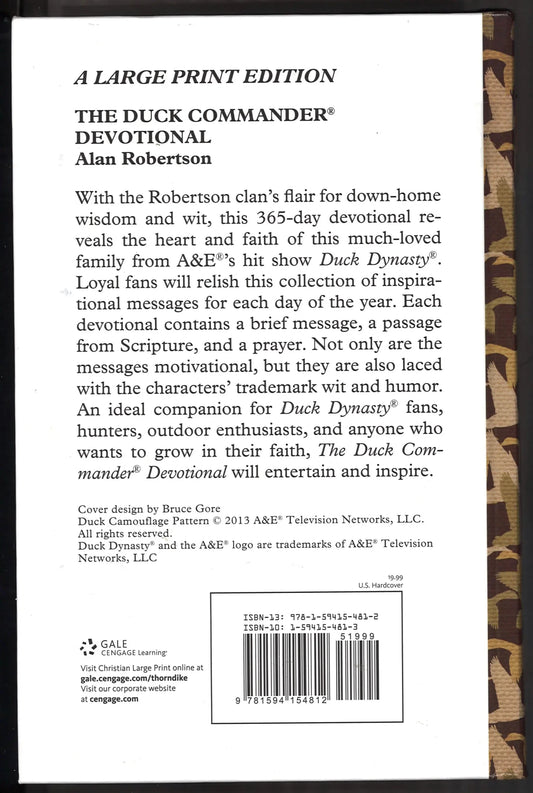 The Duck Commander Devotional (Large Print) - The Bookstore