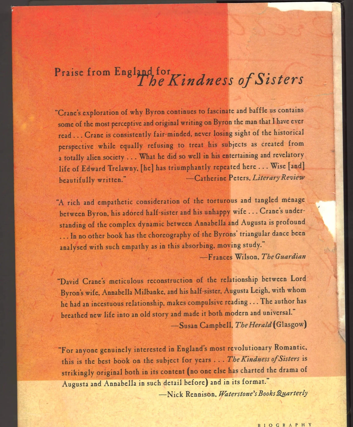 The Kindness of Sisters: Annabella Milbanke and the Destruction of the Byrons - The Bookstore