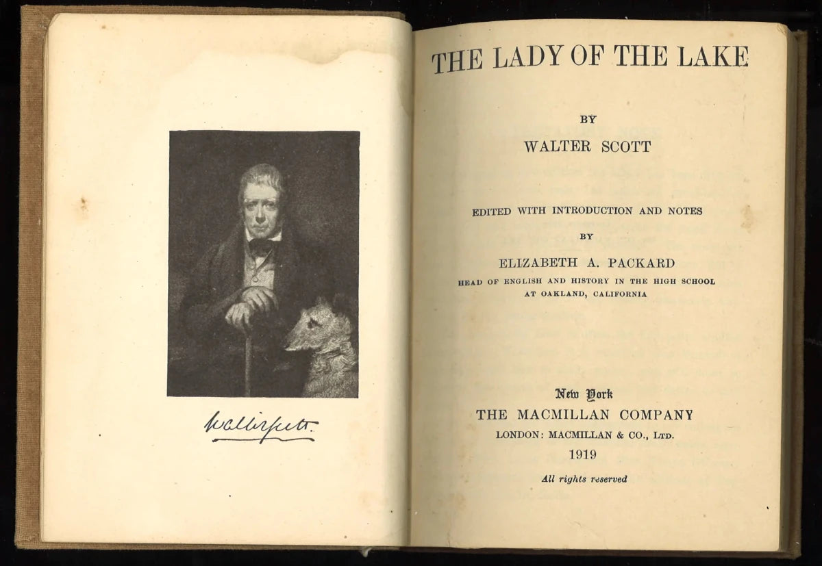 The Lady of The Lake by Walter Scott (1919) - The Bookstore