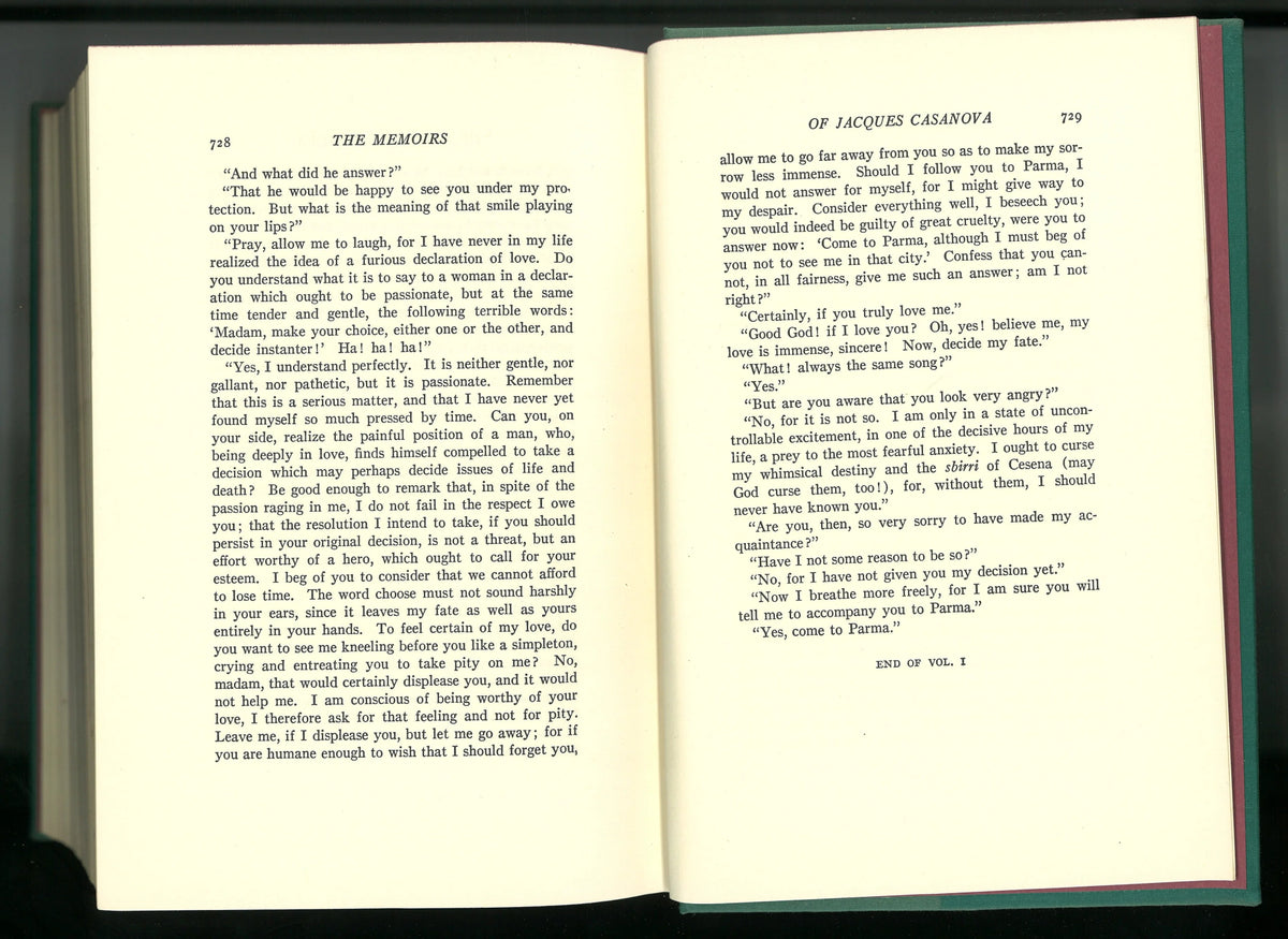 The Memoirs of Jacques Casanova de Seingalt - Venetian Years - The Bookstore