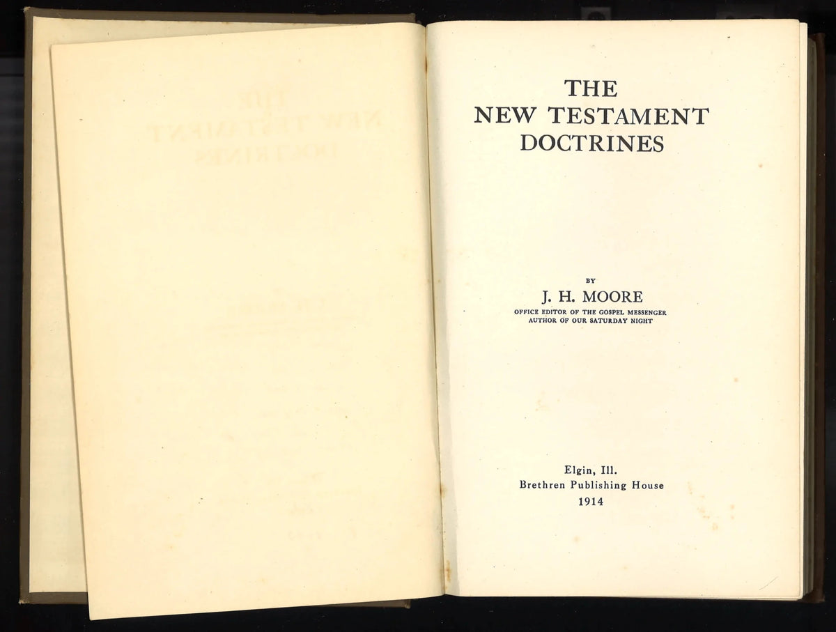 The New Testament Doctrines - The Bookstore