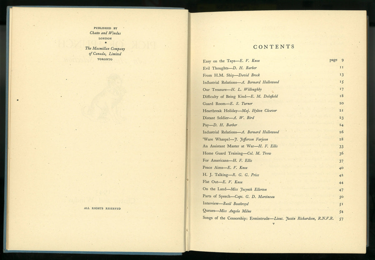 The Pick of Punch: An Annual Selection (1943) - The Bookstore