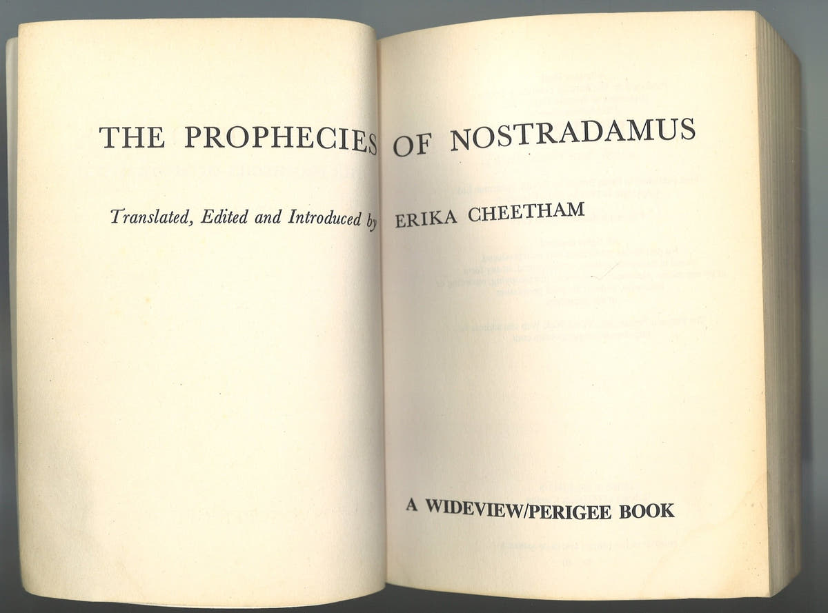 The Prophecies of Nostradamus - The Bookstore