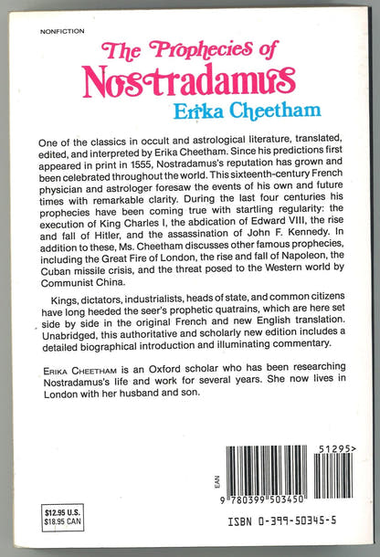 The Prophecies of Nostradamus - The Bookstore
