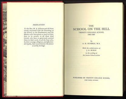 The School on The Hill: Trinity College School 1865 - 1965 - The Bookstore