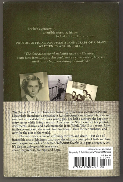The Secret Holocaust Diaries: The Untold Story of Nonna Bannister - The Bookstore