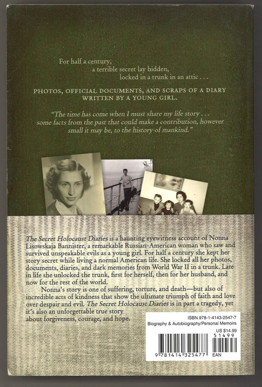 The Secret Holocaust Diaries: The Untold Story of Nonna Bannister - The Bookstore