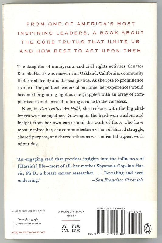The Truths We Hold: An American Journey - The Bookstore