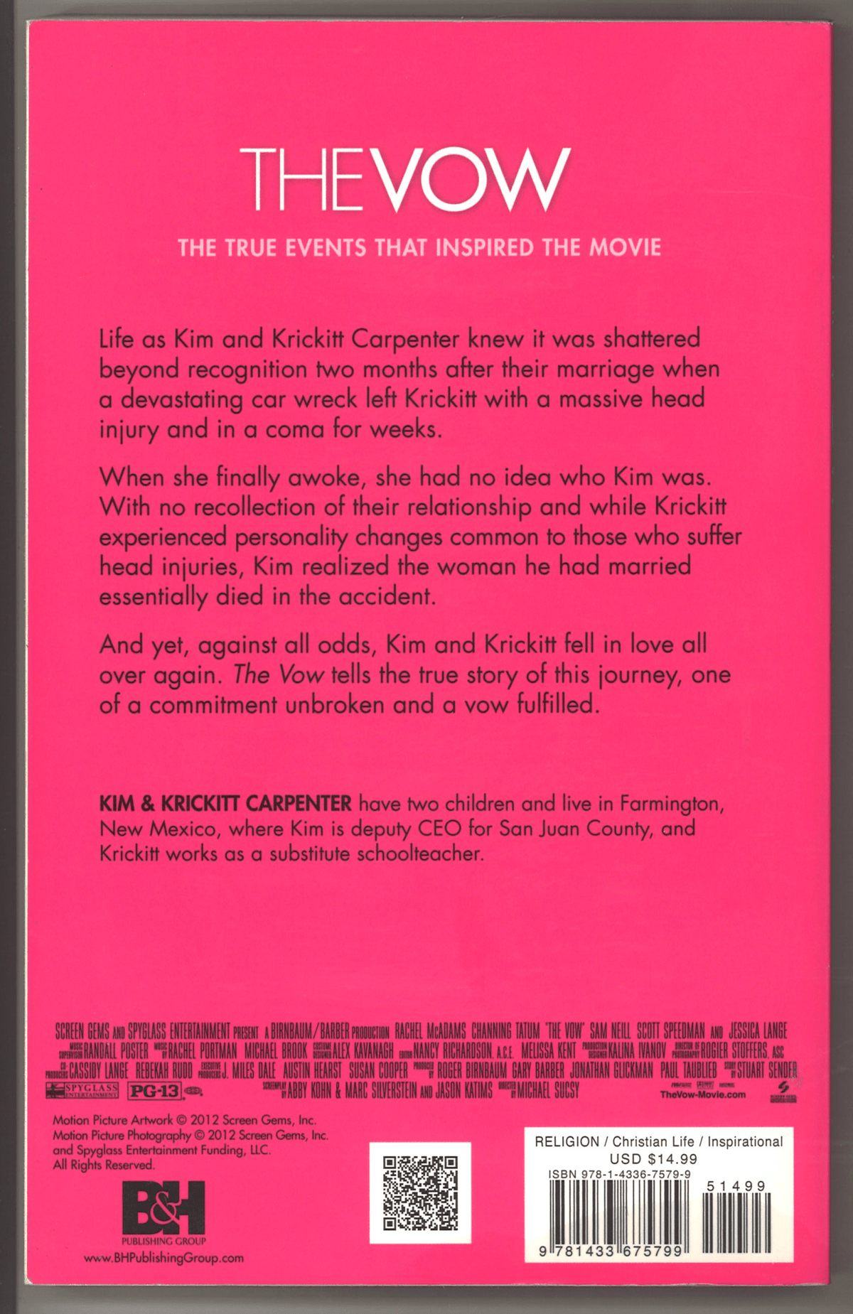 The Vow: The True Events that Inspired the Movie - The Bookstore