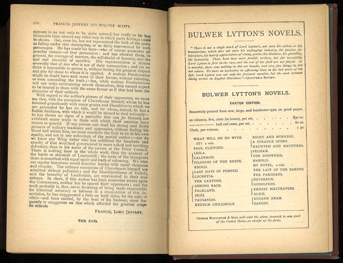 The Waverley Novels – Kenilworth Edition: Rob Roy and Old Mortality (1890) - The Bookstore
