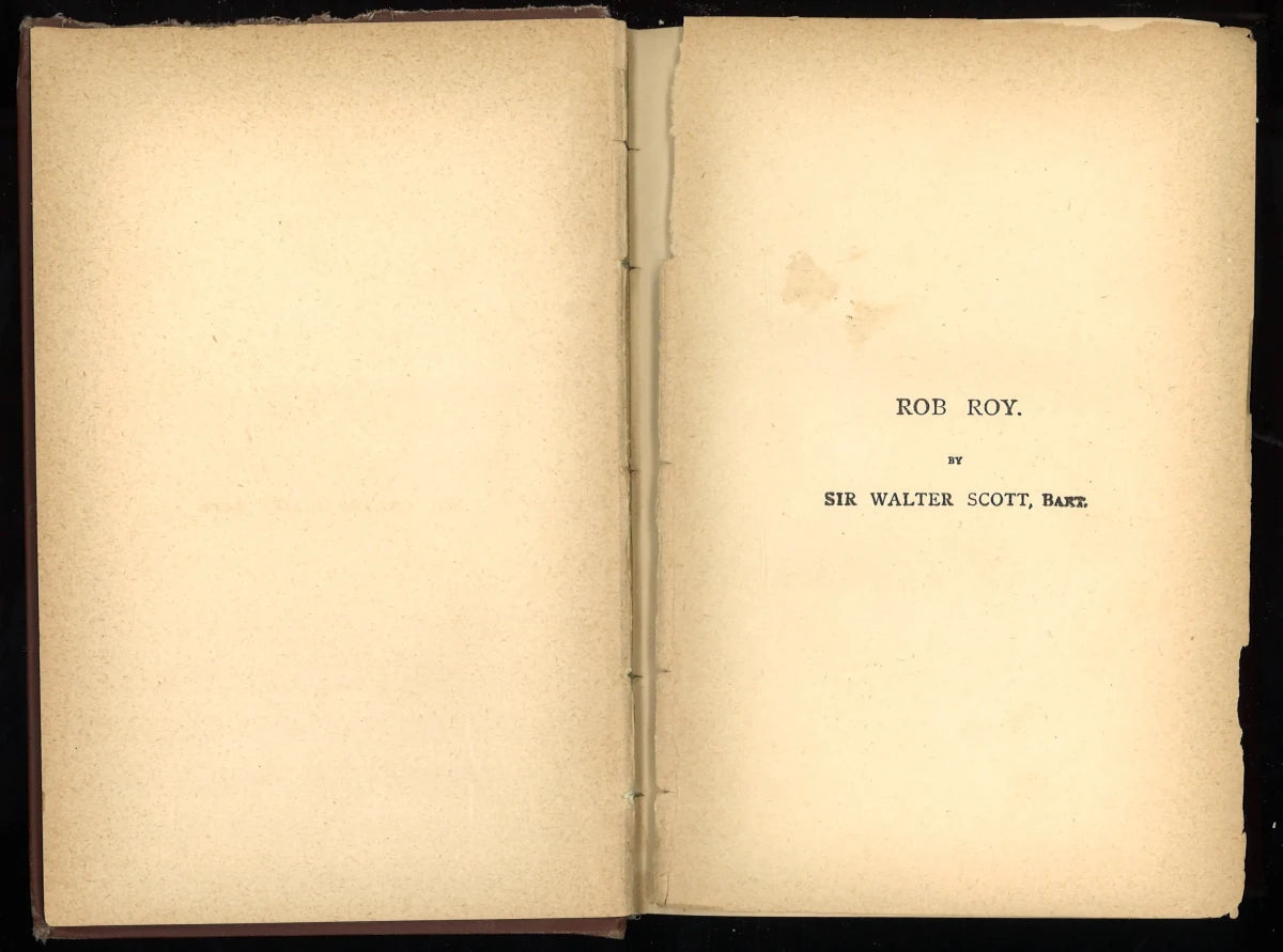 The Waverley Novels – Kenilworth Edition: Rob Roy and Old Mortality (1890) - The Bookstore