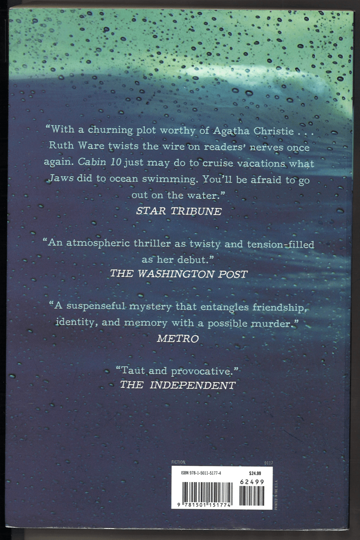 The Woman in Cabin 10 - The Bookstore