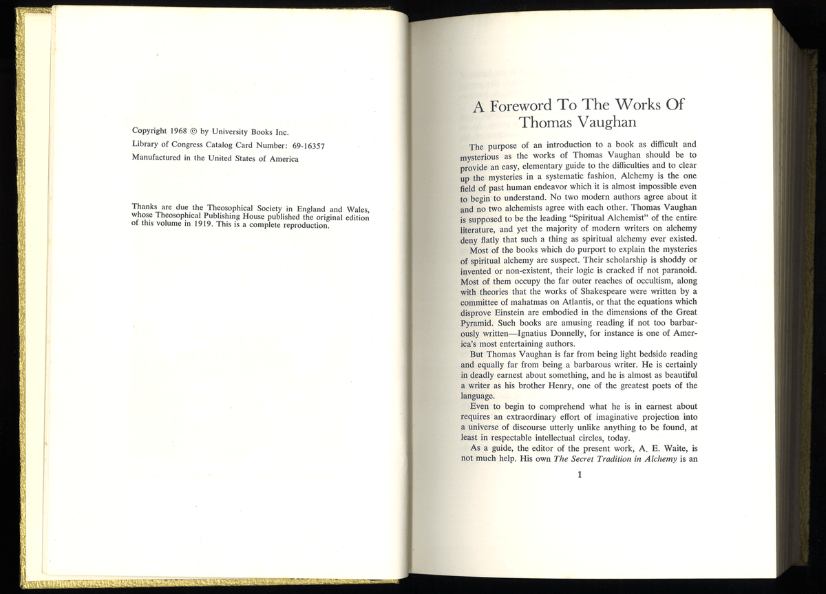 The Works of Thomas Vaughan: Mystic and Alchemist - The Bookstore