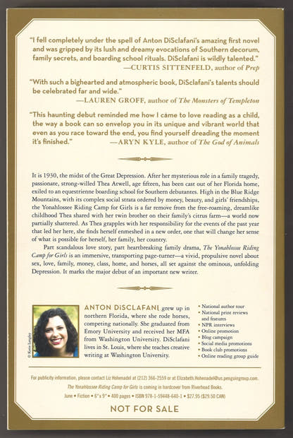 The Yonahlossee Riding Camp for Girls: A Novel - The Bookstore