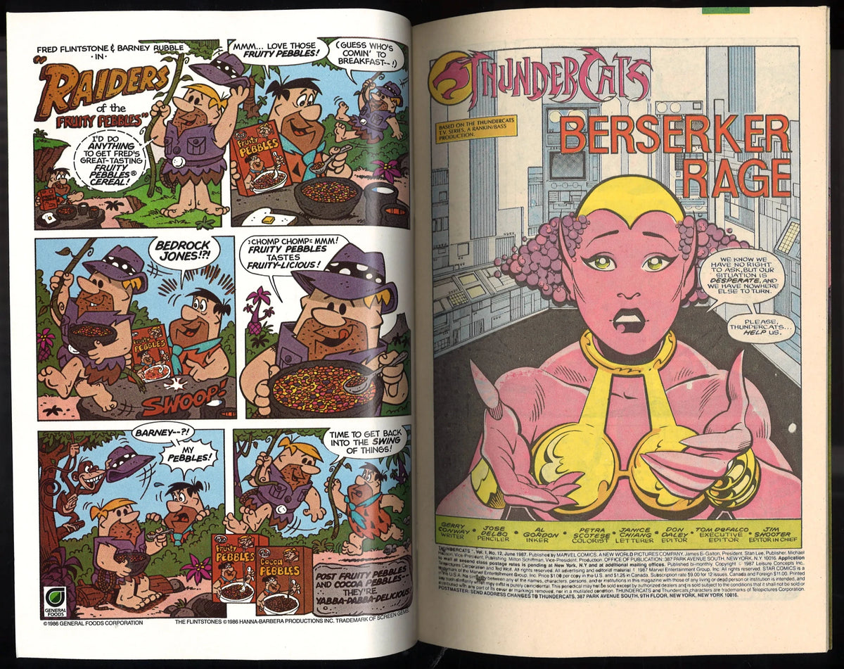 Thundercats No. 12 (1987) - The Bookstore