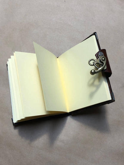 Tree of Life Mini Leather Journal ML Marcaleather