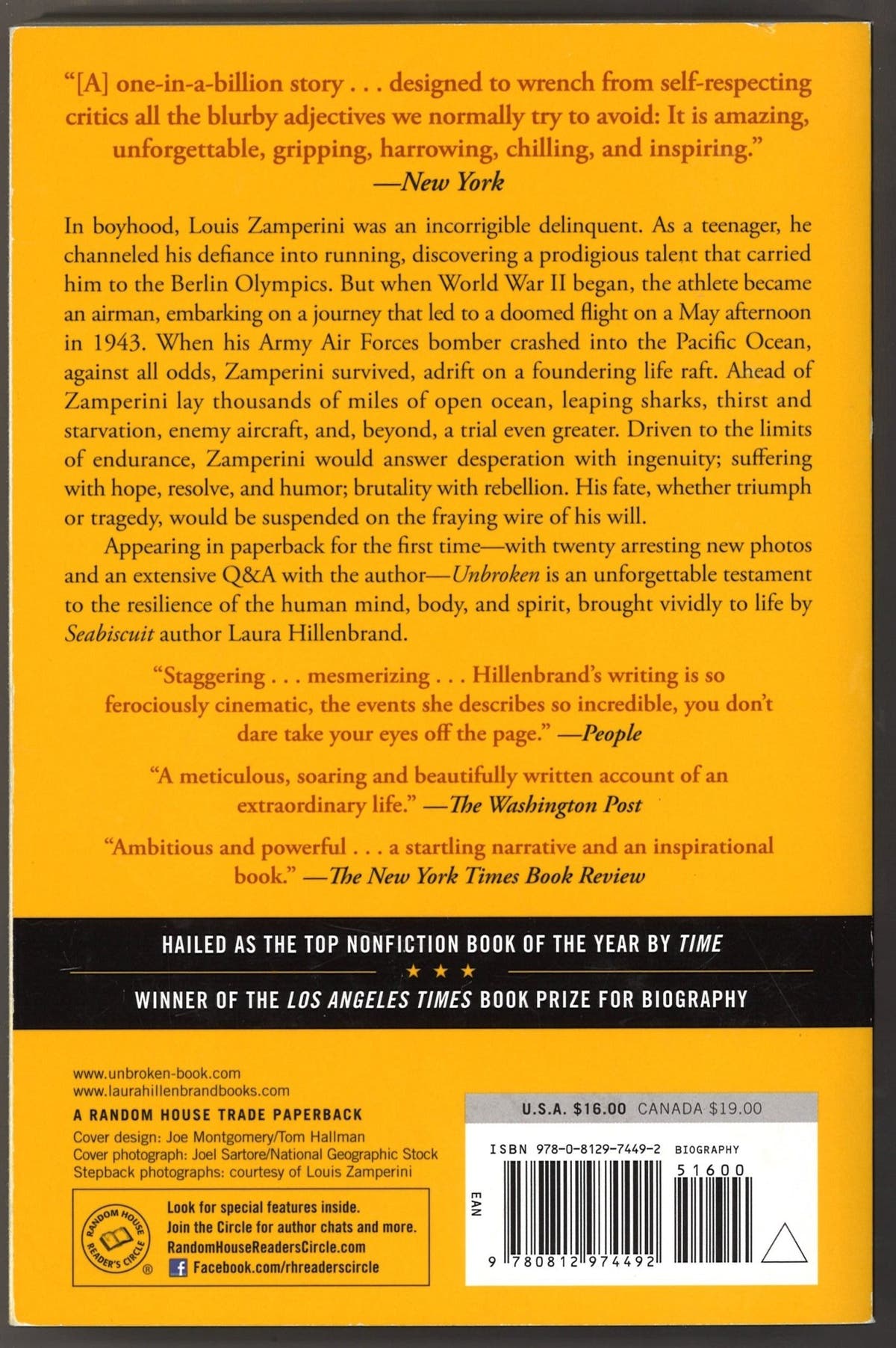 Unbroken: A World War II Story of Survival, Resilience, and Redemption - The Bookstore