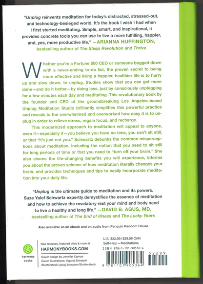 Unplug: A Simple Guide to Meditation for Busy Skeptics and Modern Soul Seekers - The Bookstore
