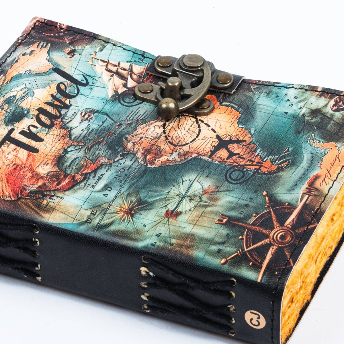 Vintage Leather Journal for Travel Lovers R K Handicrafts and Exporters