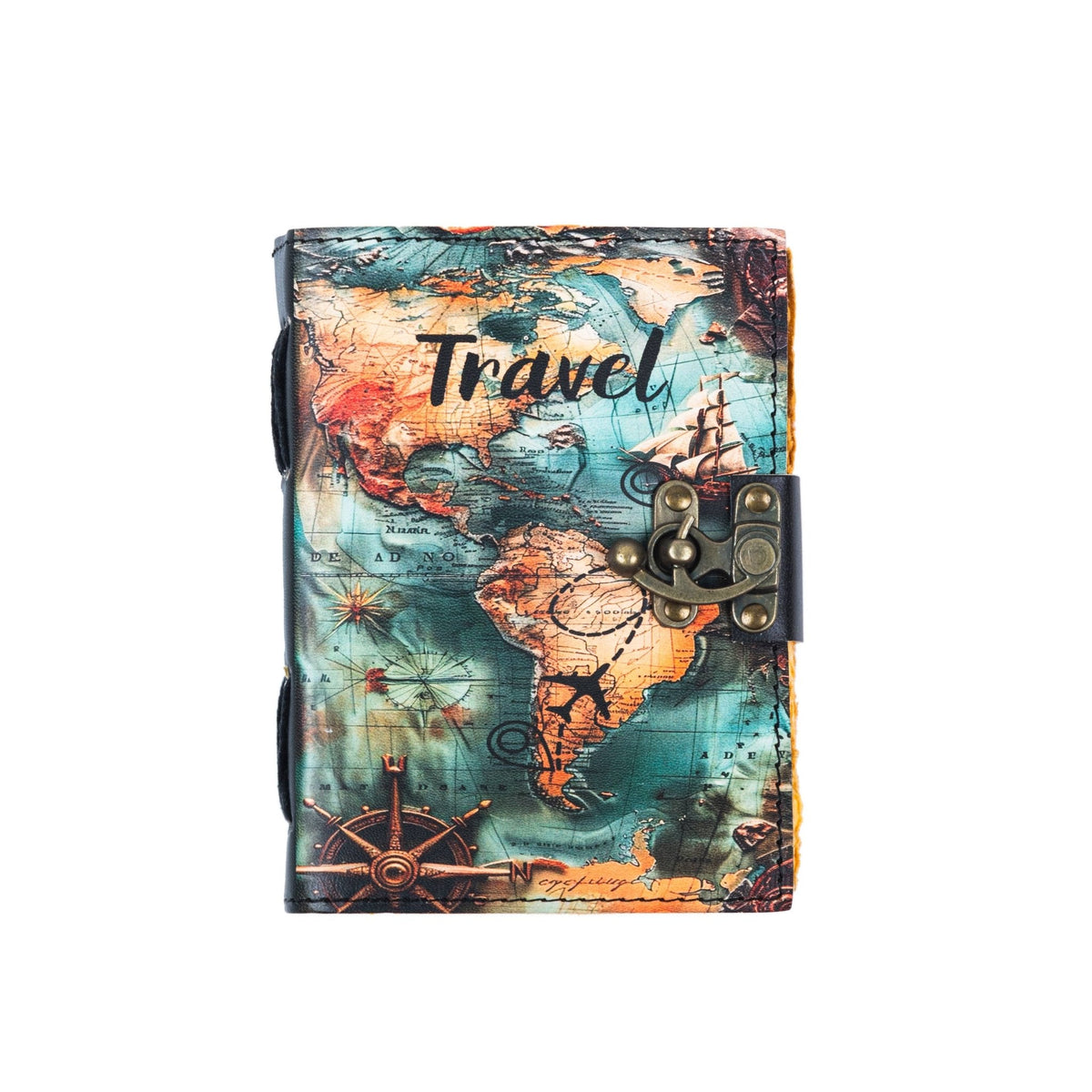 Vintage Leather Journal for Travel Lovers R K Handicrafts and Exporters