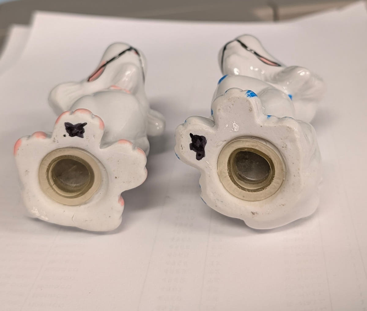 Vintage Salt and Pepper Shakers: Boy and Girl Dogs - The Bookstore