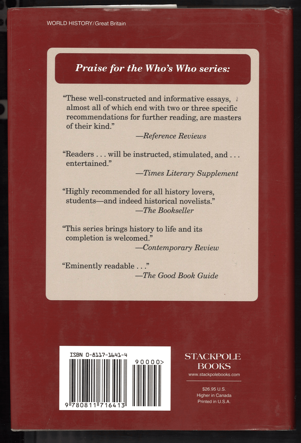 Who's Who in Stuart Britain, 1603-1714 (Who's Who in British History) - The Bookstore
