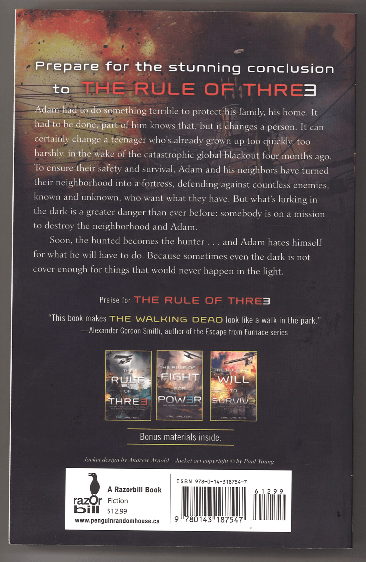 Will to Survive (Rule of Three, 3) - The Bookstore