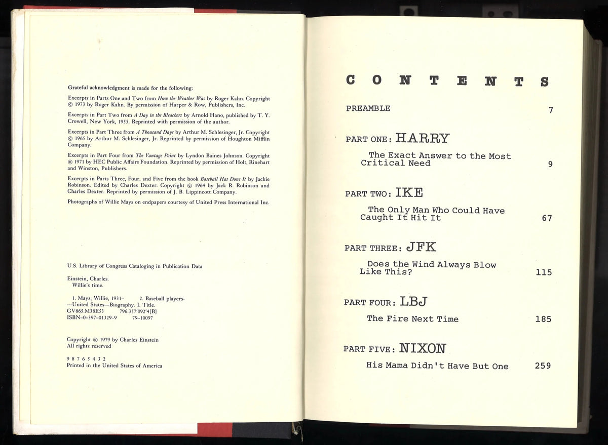 Willie's Time: A Memoir (1979) First Edition - The Bookstore