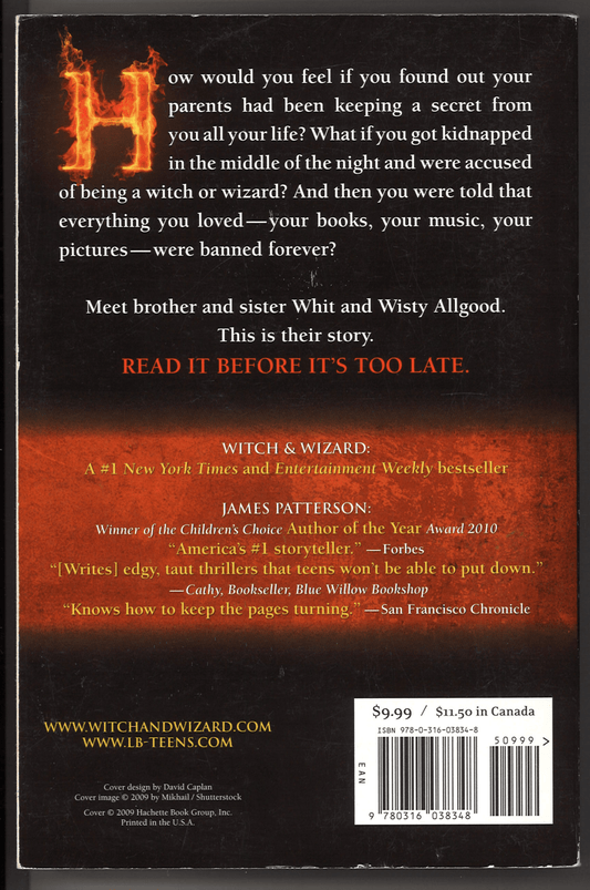 Witch & Wizard (Witch & Wizard, 1) - The Bookstore
