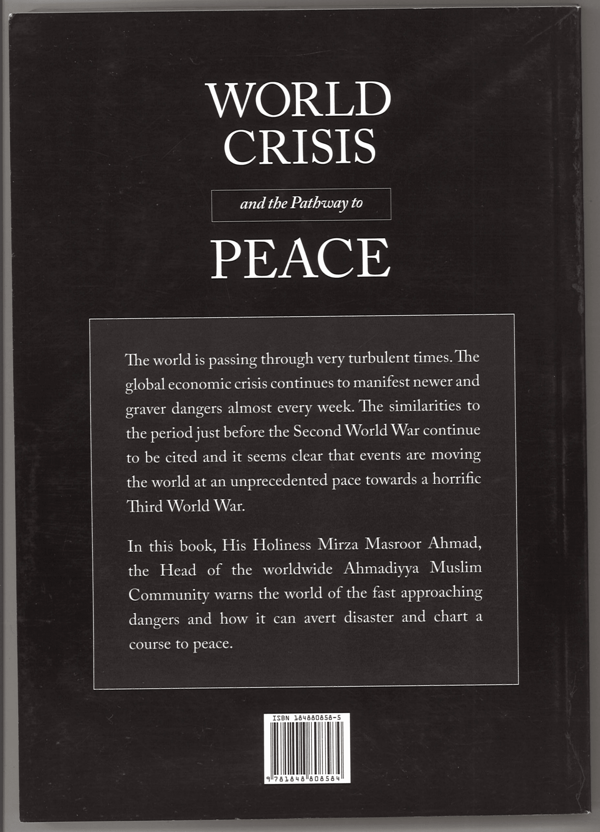 World Crisis and the Pathway to Peace - The Bookstore